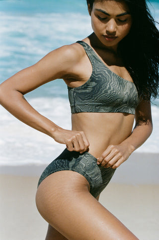 Bay Bikini Bottom - Kelp Green