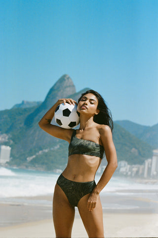 Bay Bikini Top - Kelp Green