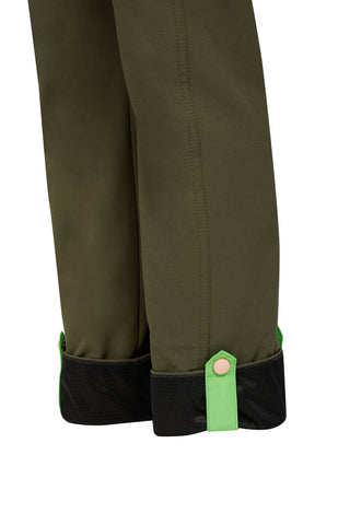 Outdoor Pant, Hiking Pant Jungle green Detail