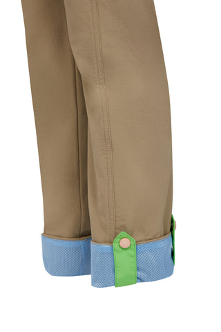 Water resistant outdoor hiking pants safari beigedetail
